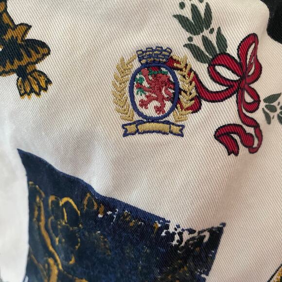 Vintage Tommy Hilfiger 90s Olympic Crest Print Button Down Shirt Medium - Picture 4 of 11